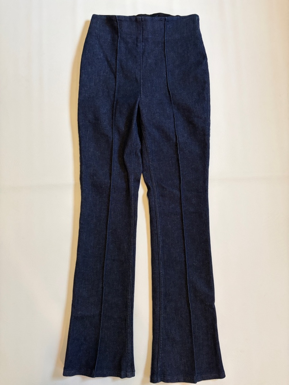 SPANX Jeans Denim Demi Boot Cut Raw Indigo 30” size Small Petite - Picture 4 of 14